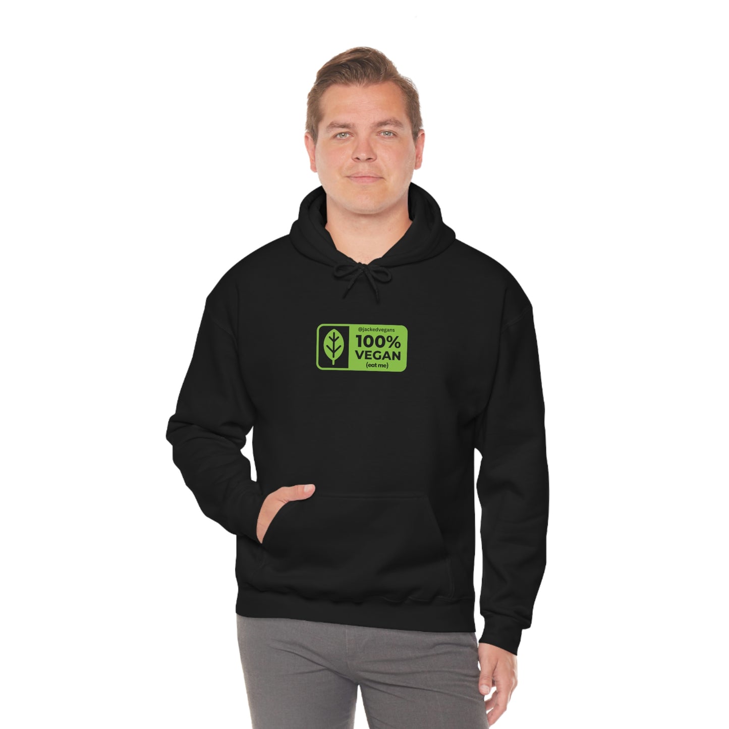 100% Vegan Eat Me Unisex Heavy Blend™ Hoodie