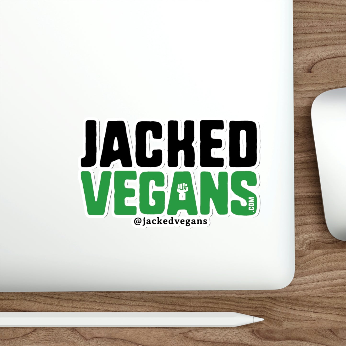 Jacked Vegans Die-Cut Stickers